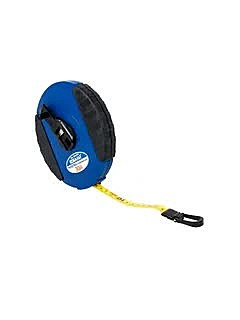 Рулетка геодезическая КОБАЛЬТ 30м x 13мм закрытый корпус (фибергласовая лента)  646-874
