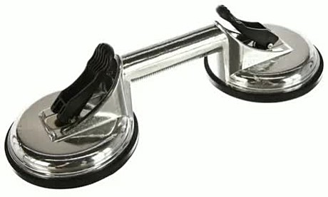 Стеклодомкрат КОБОЛЬТ двойной алюминиевый,80кг коробка