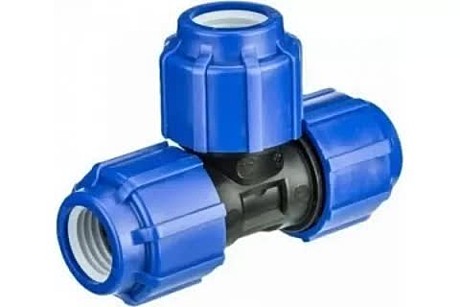 Тройник 50050025 Lm34014252525 25мм, компрессионный, для ПЭ труб, (шт) 1173-8764
