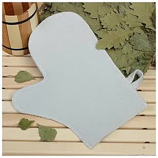 Рукавица банная, эконом, войлок синт.   2518144