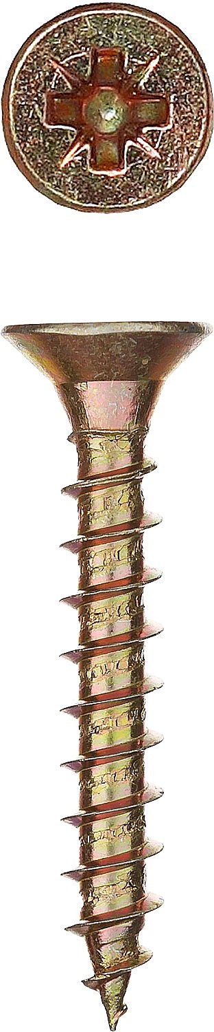 Саморезы ЗУБР СУ-Ж универсальные, 40 х 6.0 мм, желтый цинк 4-300390-60-040