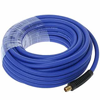 CAH615 Шланг ПВХ для пневматического инструмента с штуцерами 1/4 NPT в бухте, O6.3х12 мм, 15 м Thorv